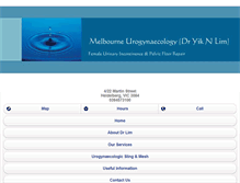 Tablet Screenshot of melburogyn.com